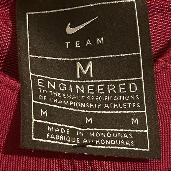 Nike Team Stock Vapor Pro Football Jersey Maroon Red Size Kids Medium CI3909-612 - Picture 4 of 8